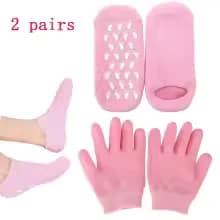 Masque hydratant en silicone pour le soin des pieds