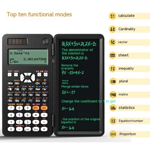 Calculatrice + Petite tablette d'écriture – Image 5